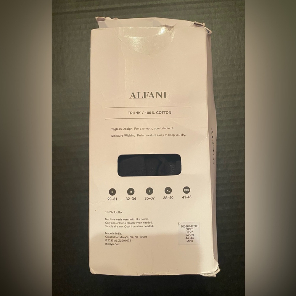 Alfani Men’s 4 Pack Trunks Boxer Briefs in Black Size Small 29-31 NWT‎ - Picture 3 of 4